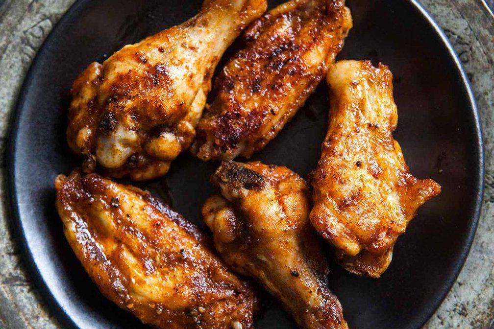 Grilled Jumbo Wings · Marinated and char-grilled 