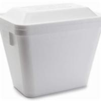 Styrofoam Cooler (26 qt, 24 can capacity) · 