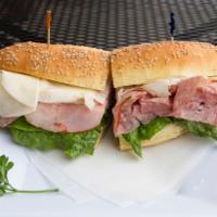 1. Carroll St. Sandwich · Genoa salami, ham cappy, lettuce, oil, vinegar and Provolone cheese. 