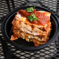 Homemade Meat Lasagna · with Russo's famous homemade sausage