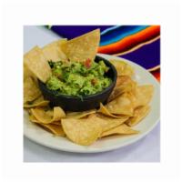 Homemade Tortilla Chips with Guacamole · 