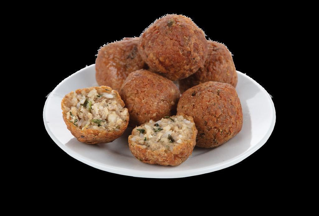 Boudin Bites · Rice, pork & a blend of Cajun seasonings, rolled & battered to perfection!