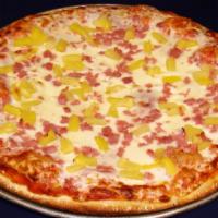 Hawaiian Pizza · Extra cheese, pineapples, and diced ham.