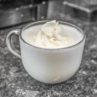 Steamer · Syrup of choice steamed with milk or milk alternative and whip.
