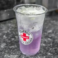 Italian Cream Soda · Club soda mixed with any of our delicious Monin Syrups and a dash of cream.