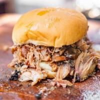 Pulled Pork Sandwich · Slow-smoked pulled pork.