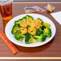 50. Shrimp with Broccoli · 