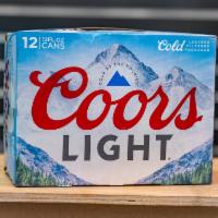 Coors Light, 12 Pack 12 oz. Can Beer · Must be 21 to purchase.