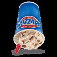 Heath Blizzard Treat · Heath candy pieces blended with chocolate sauce and creamy vanilla soft serve.