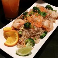 Thai Fried Rice · Broccoli, carrots, onions and egg.