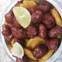 Longanisa · Fried Dominican Sausage.  Served with fried plantains or french fries.
WITH WASAKAKA OSCARS ...