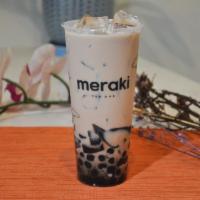 A11 Grass Jelly Milk Tea with Pearls  · Classic milk tea with grass jelly and pearls (boba). 