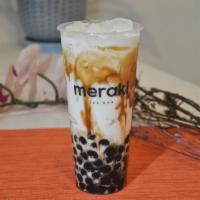 B4 Brown Sugar Pearls with Fresh Milk  · Brown sugar pearls with fresh milk and homemade brown sugar drip. Included pearls (boba).