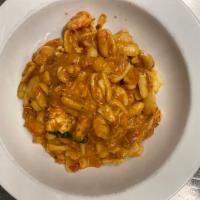 Cavatelli · Award winning short homemade pasta served with lobster, shrimp, and crab-meat in a rose sauce.