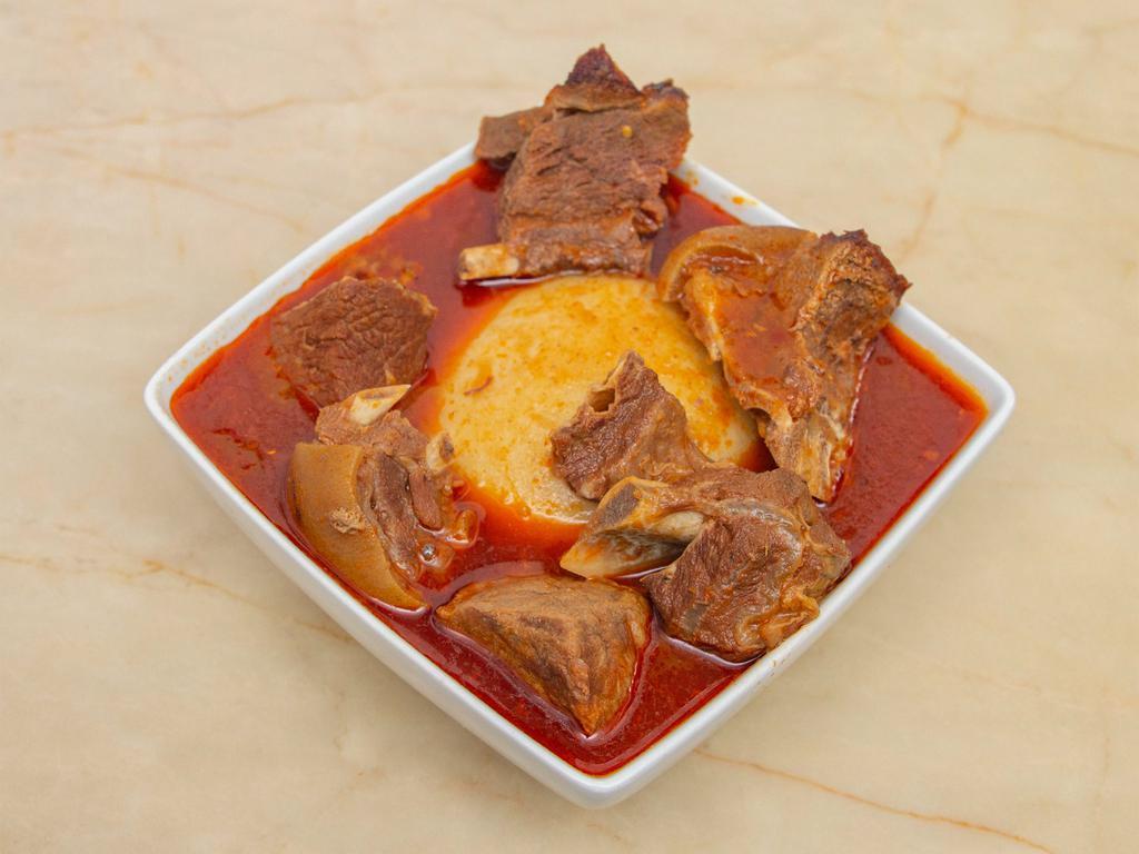 Fufu and Soup · Served with choice of protein.