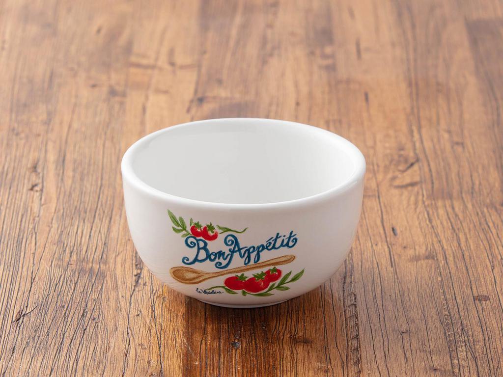 French Lesson Soupe Bowl · Custom artwork on a collectible soupe bowl.