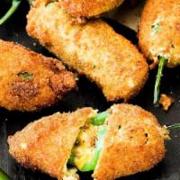 Jalapeno Poppers · 7 pieces. Served with ranch.