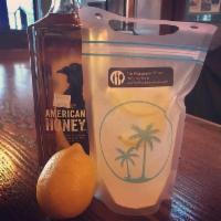 The Honey Badger · American Honey, Honey Simple Syrup & Lemon