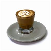 Cortado · A mini latte.