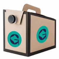 Gumption Go Box (128oz) · A box of delicious hot Gumption Coffee to-go.
1 GUMPTION GO BOX fills 16 small cups or 10 me...