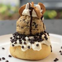 Cinnastack · Two favorites combined!  This is a customizable stack with a cinnamon roll base and chocolat...