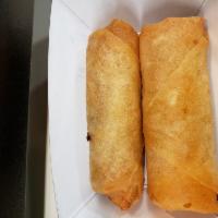Vegtable Spring Rolls  · 4 vegetable spring rolls with sweet chili sauce.