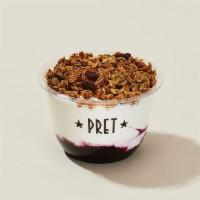 Blueberry & Granola Parfait Yogurt Pot · A delicious little pot of Greek yogurt, layered with sweet blueberry compote and topped with...