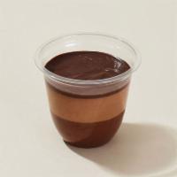 Chocolate Moose · Delicious layers of milk and dark chocolate mousse topped with a rich and silky dark chocola...