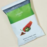 Jalapeno Chips · Kettle cooked in sunflower oil until nice and crisp with a jalapeño kick.