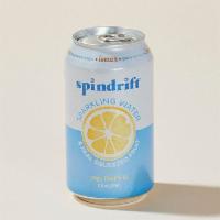 Lemon Spindrift Sparkling Water · 12 oz can of Lemon Spindrift Sparkling Water. 