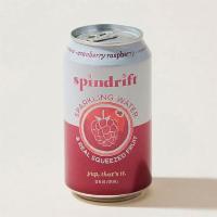 Cranberry Raspberry Spindrift Sparkling Water · 12oz can of Cranberry Raspberry Spindrift Sparkling Water.