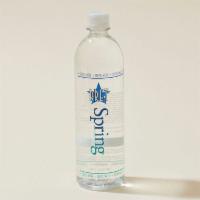 Large Still Water · Pure spring water and nothing else. Stay hydrated and stay happy.
