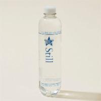 Pret Still Water · Pure spring water and nothing else. Stay hydrated and stay happy.