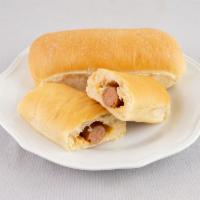 Sausage and Cheese Kolache · Our famous pastry that holds Shipley Donuts brand smoked sausage, and American cheese surrou...