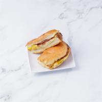 Turkey Bacon and Egg Sandwich · 2 eggs.