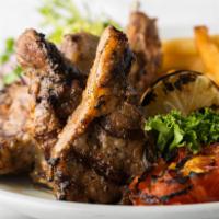 5 Pieces Lamb Chops Jeez Beez Emir · Served with side dish.