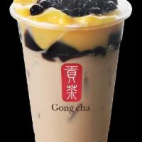 Earl Grey Milk Tea with 3J's 格雷三兄弟 · 3J's includes pearls, pudding, and herbal jelly  (珍珠, 布丁及仙草)
Cold Only