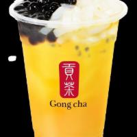 QQ Passion Fruit Green Tea · Our QQ passion fruit green tea includes both pearls and coconut jelly. If you would like to ...
