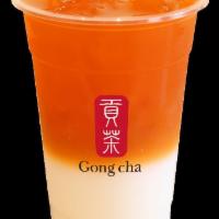 Thai Tea Latte 泰式茶拿鐵 · This item does contain condensed milk.