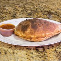 Cheese Calzone · Ricotta and mozzarella. Served with homemade sauce.