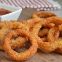 Onion Rings · Onion rings comes two sizes....small and large it's fried!