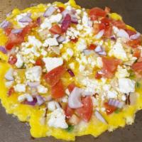 3 Egg Greek Omelette · Feta cheese, tomatoes, onions and black olives your choice of egg or egg whites