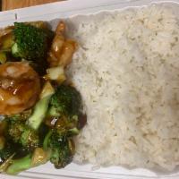 Shrimp with Broccoli · 