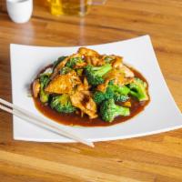 Shredded Chicken with Chinese Broccoli · 