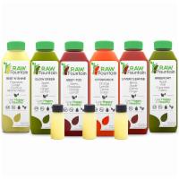 3 Day Juice Cleanse, Raw Cold Pressed and All Natural Detox, 18 Bottles · Try our famous 3 day juice cleanse. 18 freshly cold pressed 16 oz. juice bottles with 3 ging...