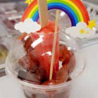 7. Cherry Popsicle  · Cherry Popsicle candy pickles, cherry popsicle, cherry lollipop, cherry snowcone drizzle. 