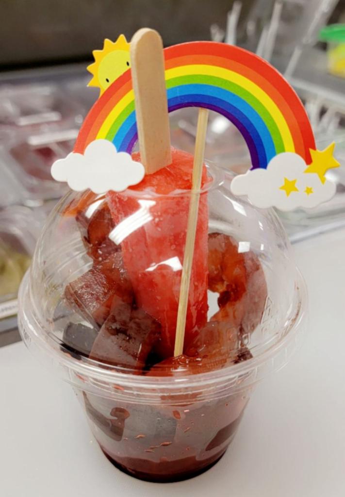 7. Cherry Popsicle  · Cherry Popsicle candy pickles, cherry popsicle, cherry lollipop, cherry snowcone drizzle. 