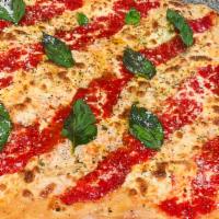The Godfather Pizza · Fresh mozzarella, marinara sauce, basil, and fresh garlic.
