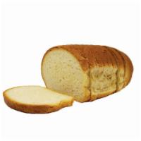 20 oz. Kubanskiy White Bread · Artisinal thick crust white bread in an oblong hearth pan loaf