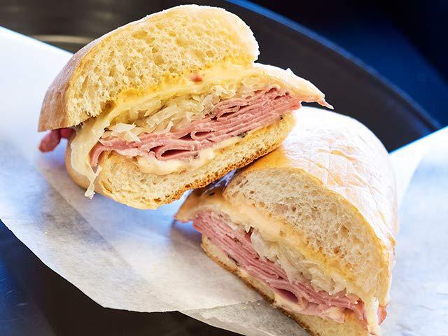 Reuben Sub · Pastrami, Swiss cheese, and the best sauerkraut with 1000 Island dressing toasted on a French roll.
